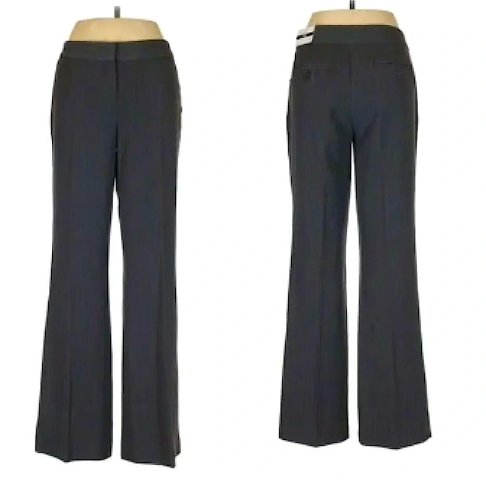 NWT LAUNDRY BY SHELLI SEGAL THE HAILEE MODERN FIT FLARE Black dress pant 12